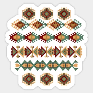 Navajo Pattern Tribal Ethnic Hand Drawn Sticker